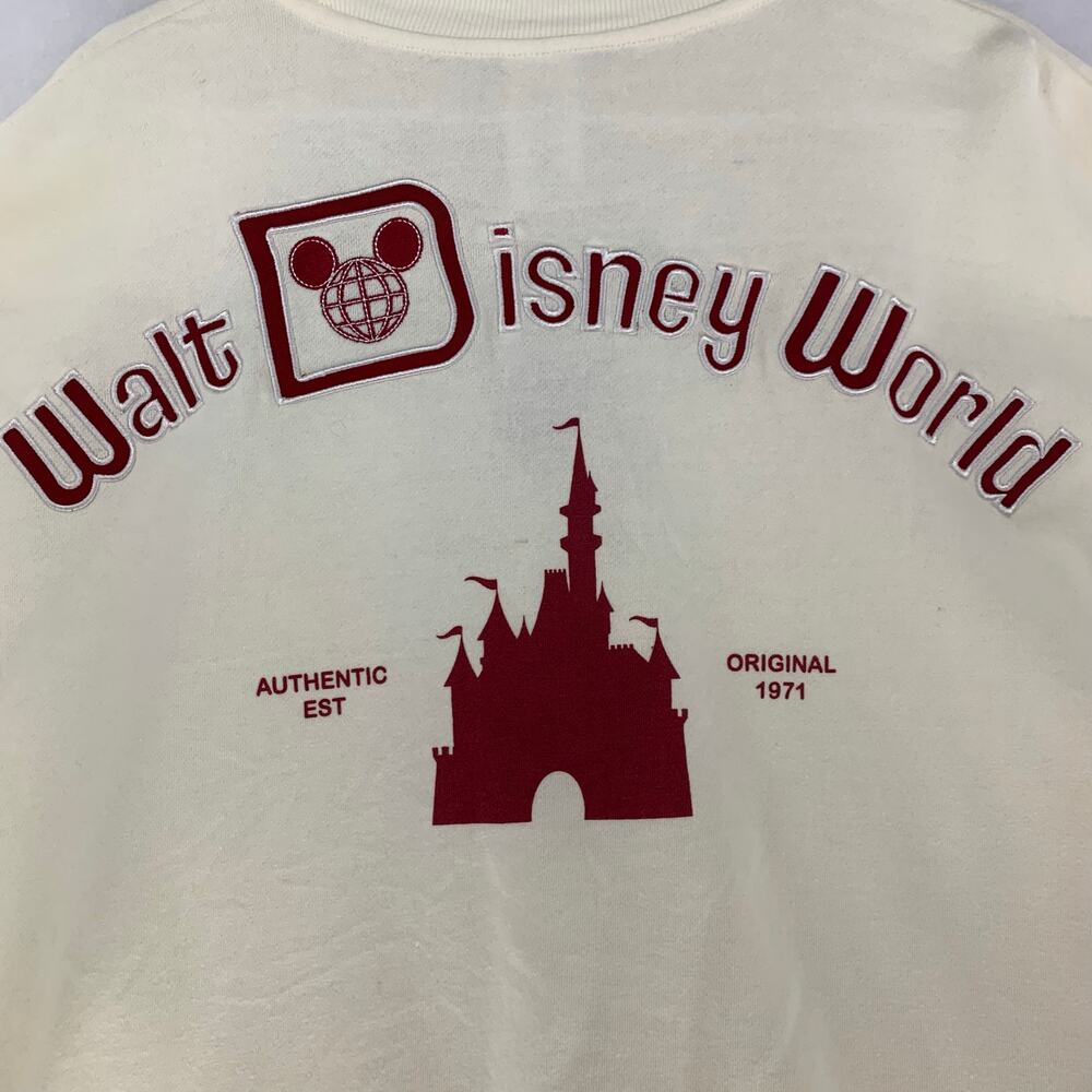 Walt Disney World Cinderella Castle Women's Cream Pullover Size 2XL - Picture 2 of 15
